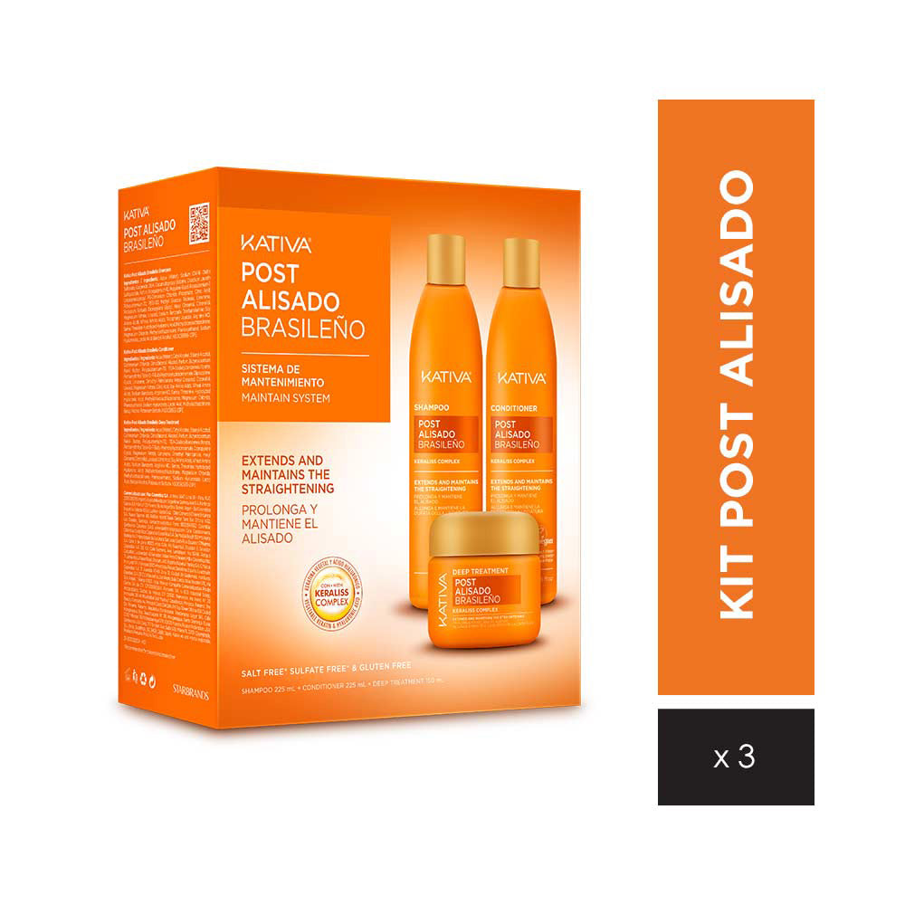 KIT KATIVA POST ALISADO BRASILEÑO