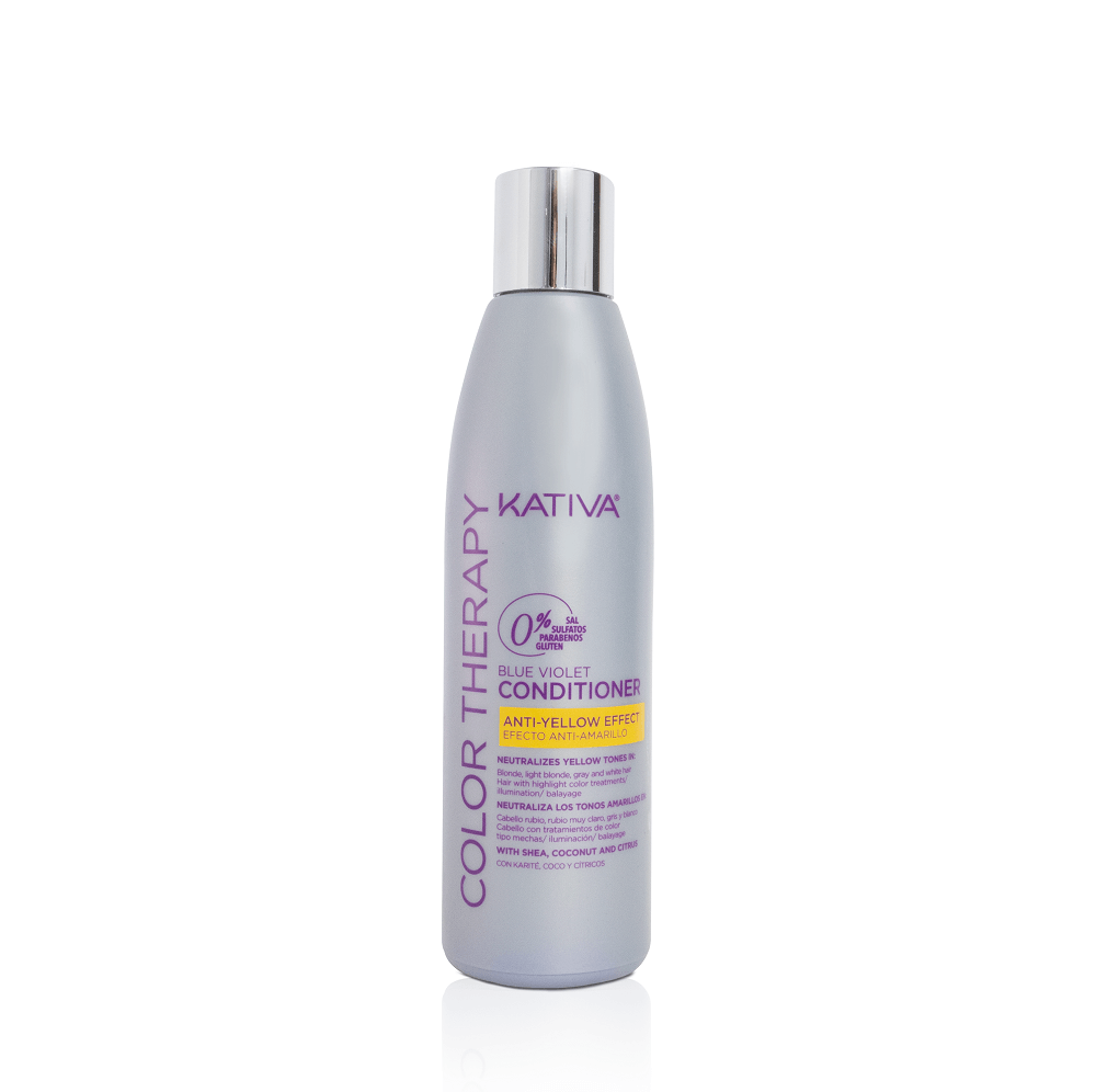 ACONDICIONADOR KATIVA BLUE THERAPY ANTI YELLOW X250ML