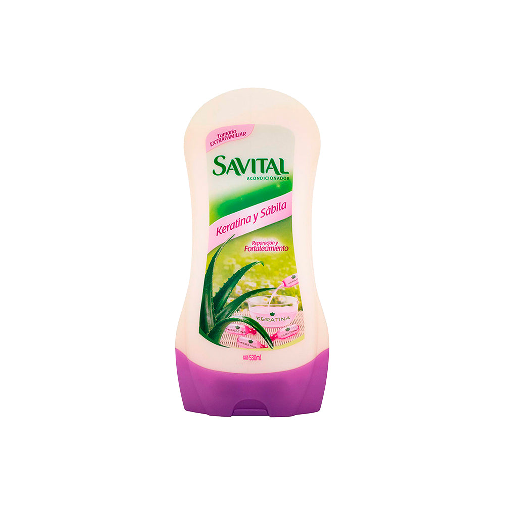 ACONDICIONADOR SAVITAL KERATINA Y SABILA X530ML