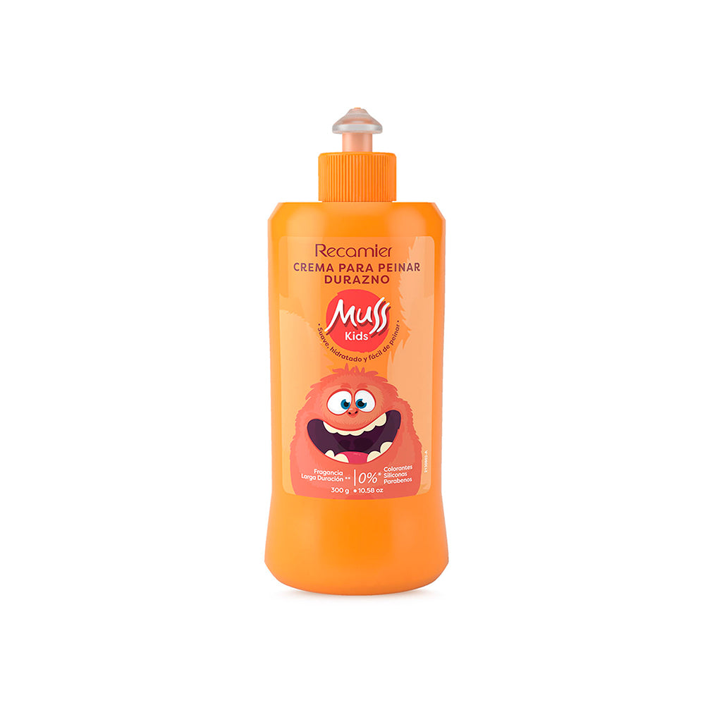 CREMA DE PEINAR MUSS GIRLS DURAZNO X300