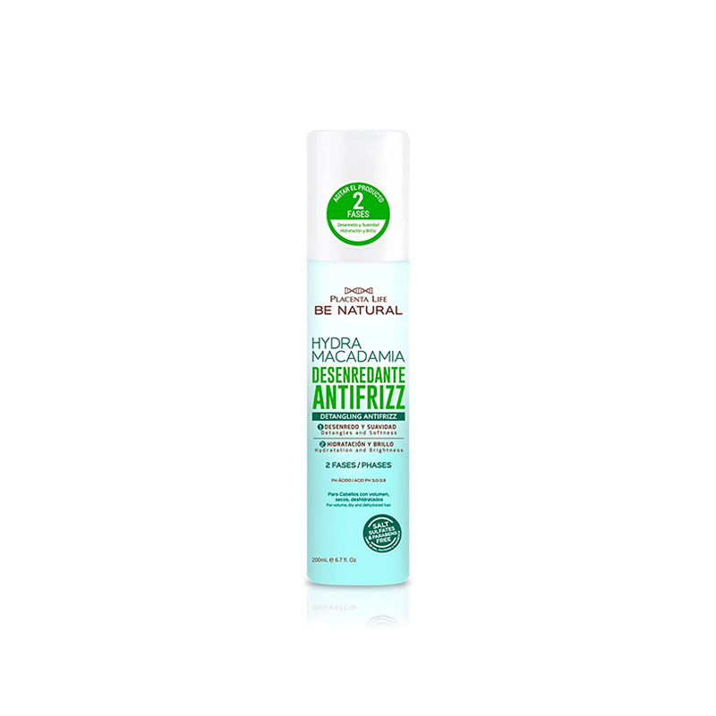 DESENREDANTE BE NATURAL HYDRA MACADAMIA ANTIFRIZZ X200ML