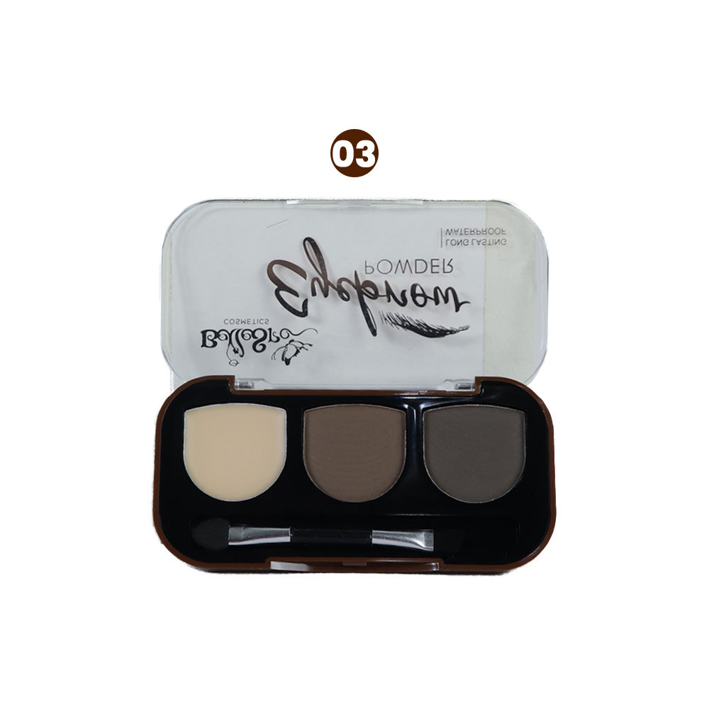 SOMBRAS Y CERA PARA CEJAS BELLESPA EYEBROW X3COL