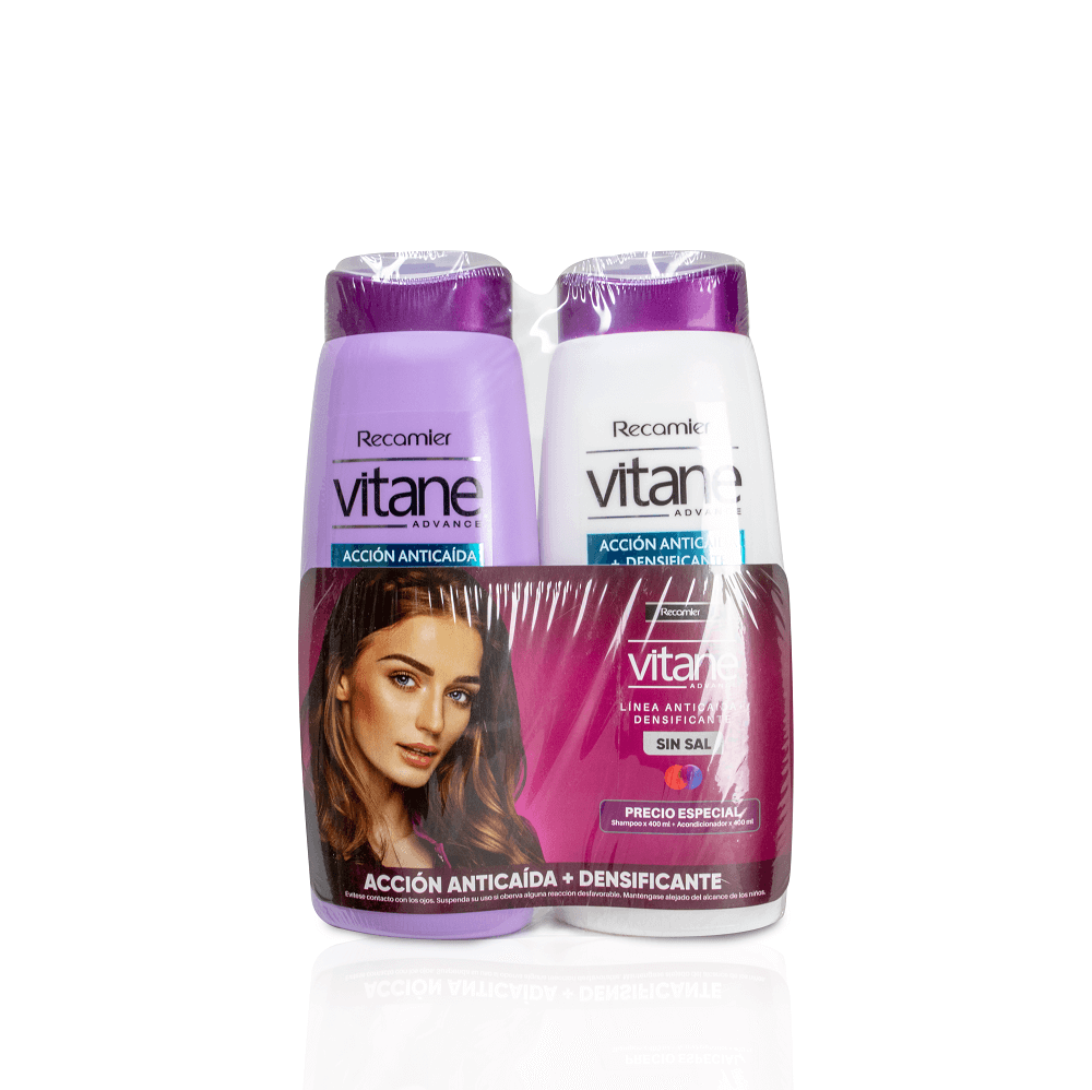PACK VITANE CONTROL CAIDA SH+ACONDICIONADOR X400