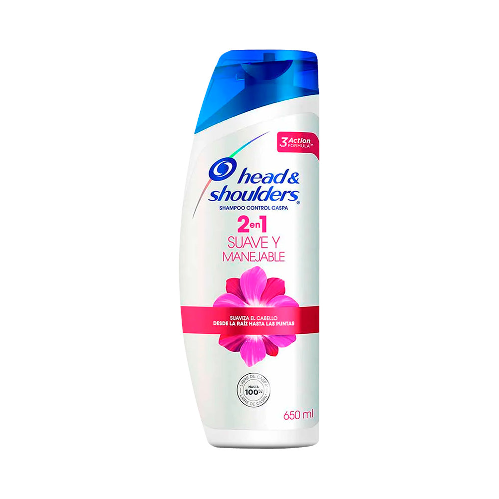SHAMPOO H&S SUAVE Y MANEJABLE X650ML