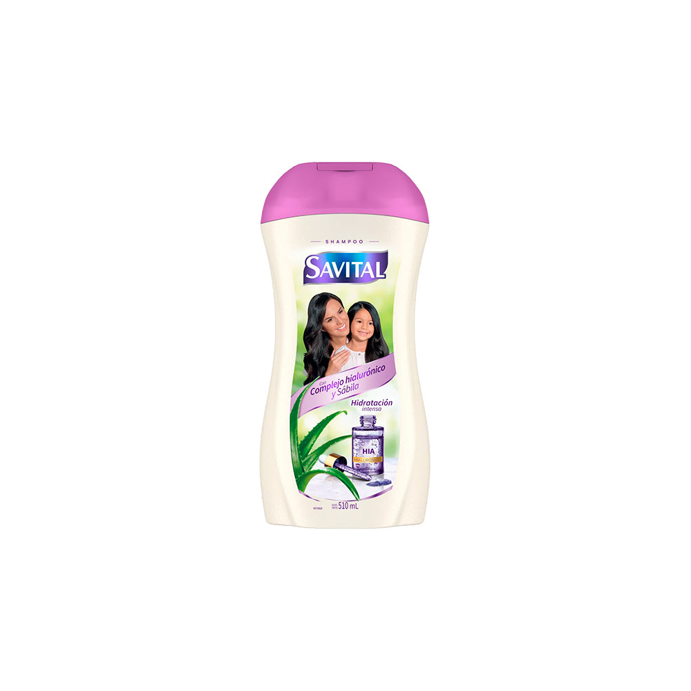 SHAMPOO SAVITAL HIALURONICO Y SABILA X510ML