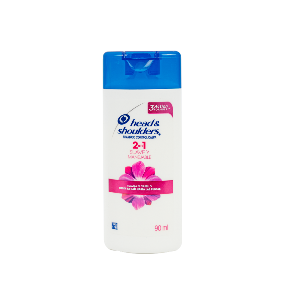SHAMPOO H&S SUAVE Y MANEJABLE X90ML