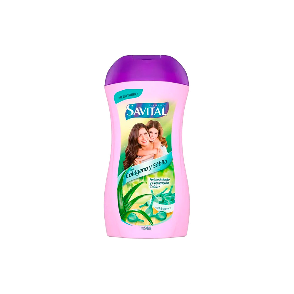 SHAMPOO SAVITAL COLAGENO Y SABILA X510ML