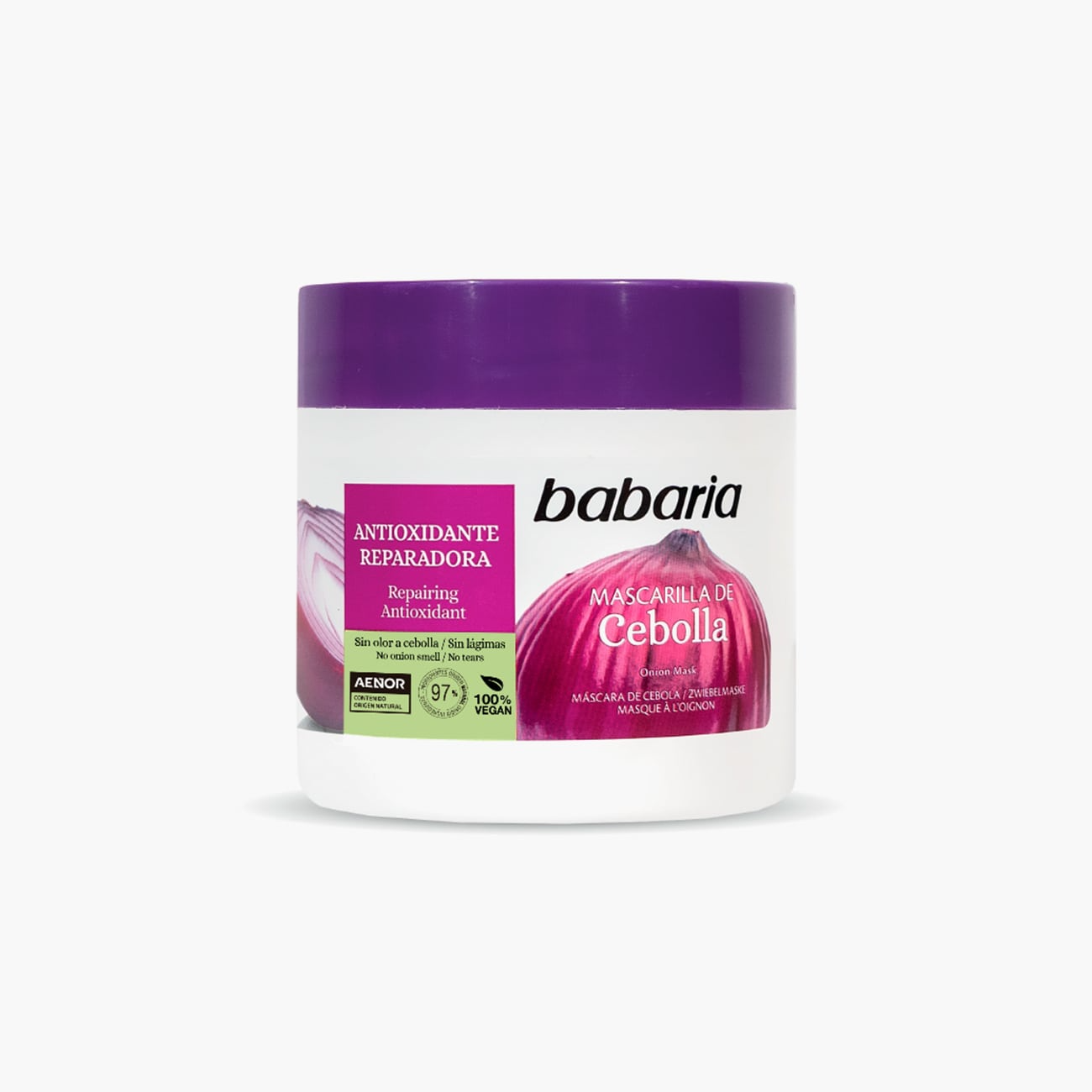 MASCARILLA CAPILAR BABARIA DE CEBOLLA X400ML