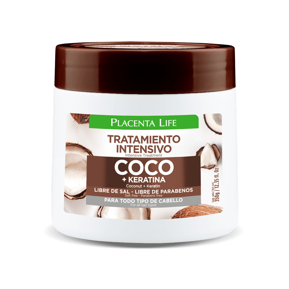 TRATAMIENTO PLACENTA LIFE INTENSIVO COCO+KERATINA X350