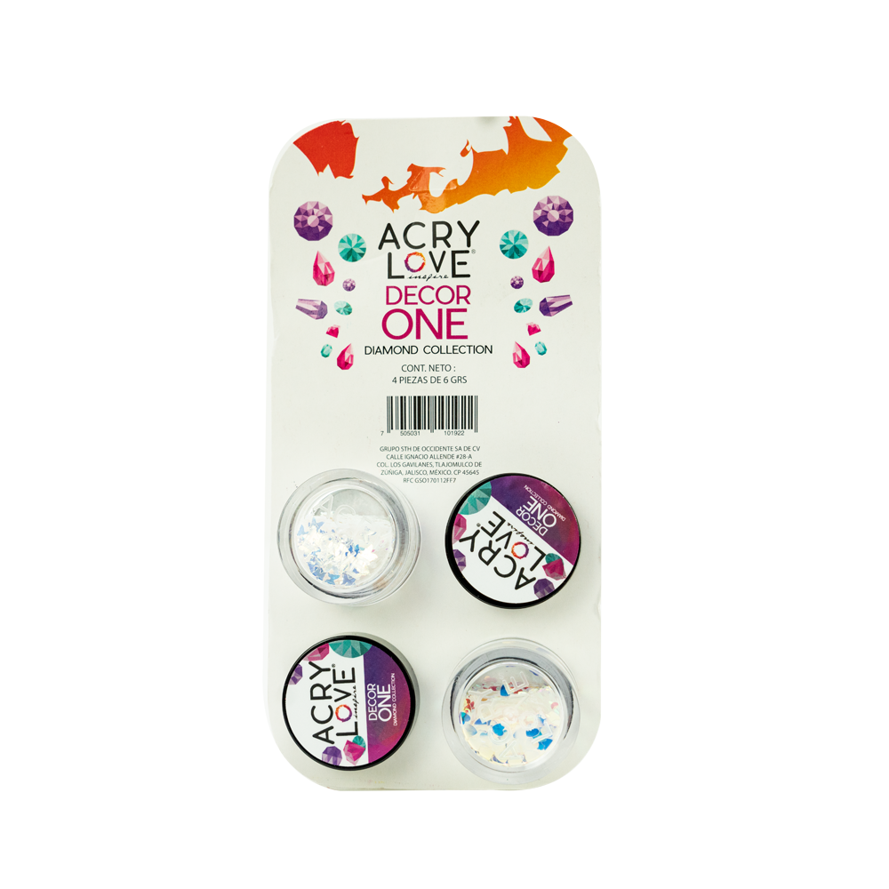 DECOR ONE ACRY LOVE X4UND