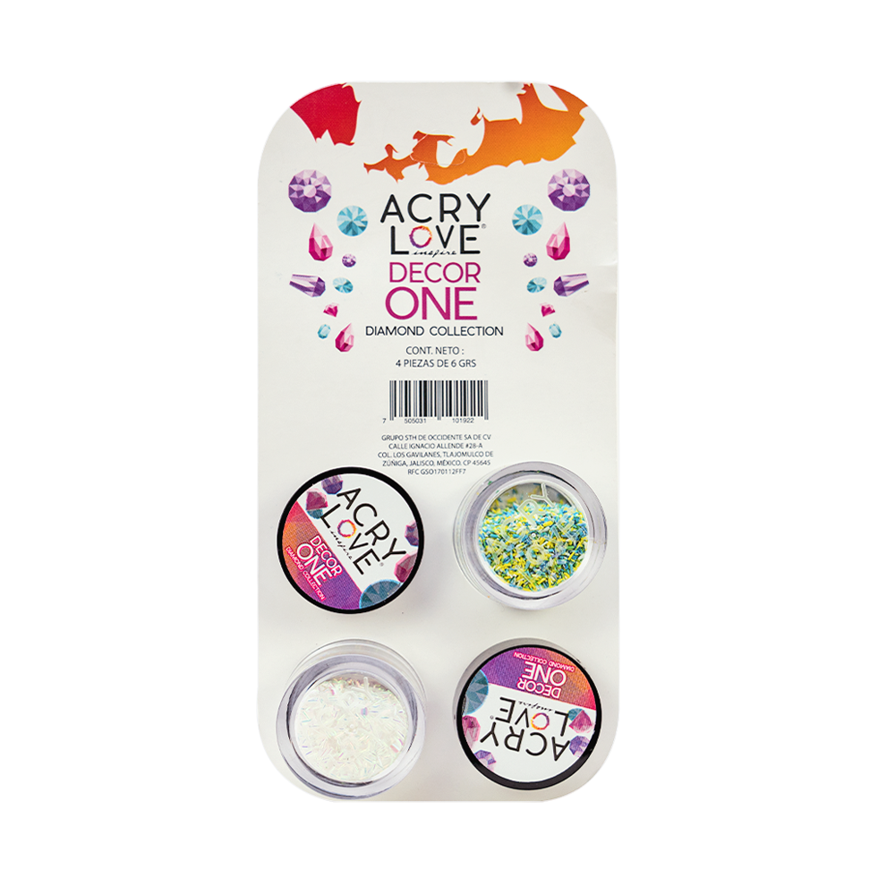 DECOR ONE ACRY LOVE X4UND