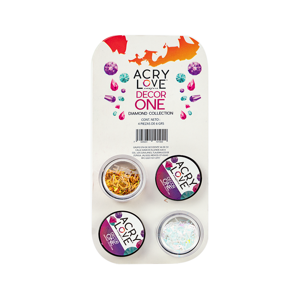 DECOR ONE ACRY LOVE X4UND