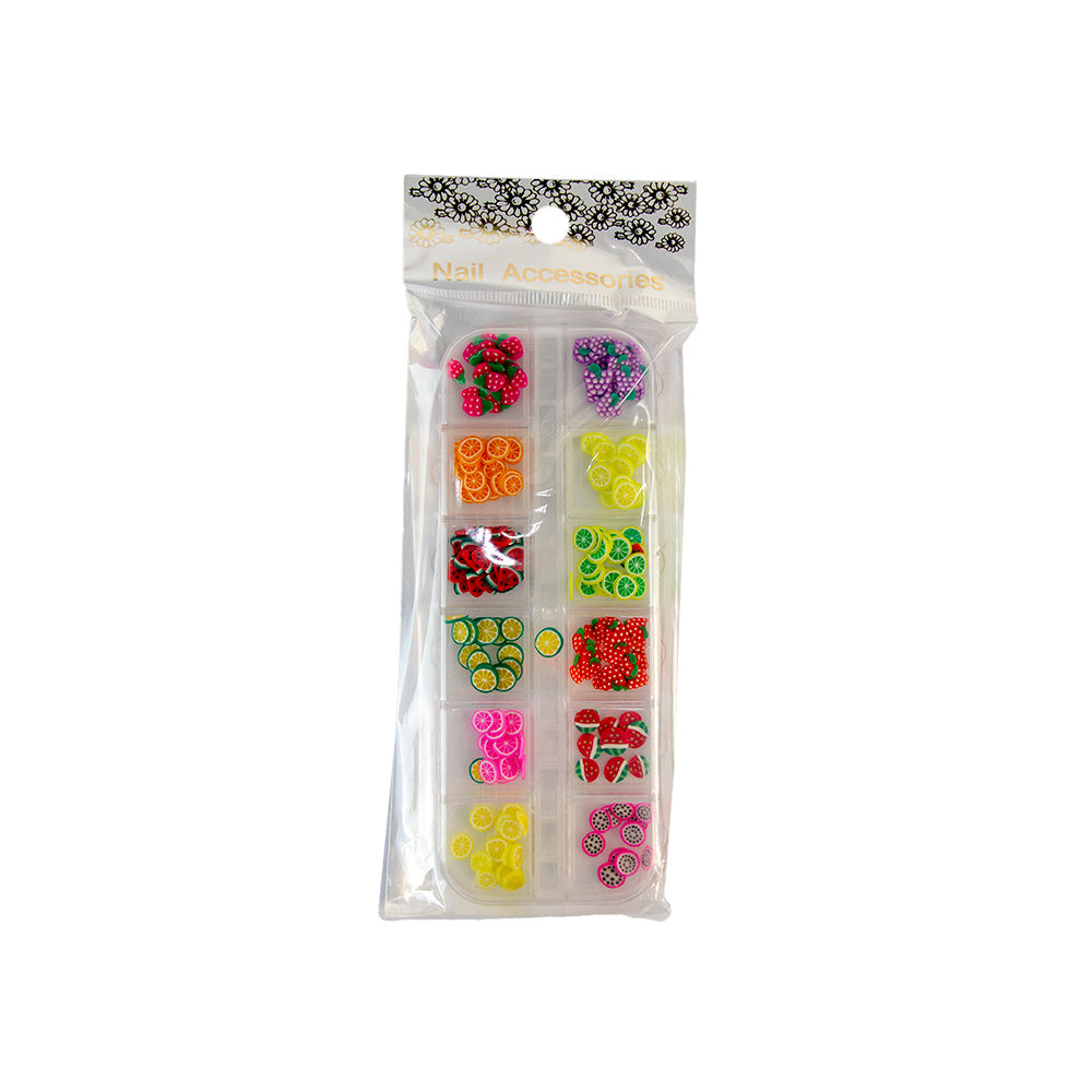 ADORNO DE UÑAS CAJA X12PZAS