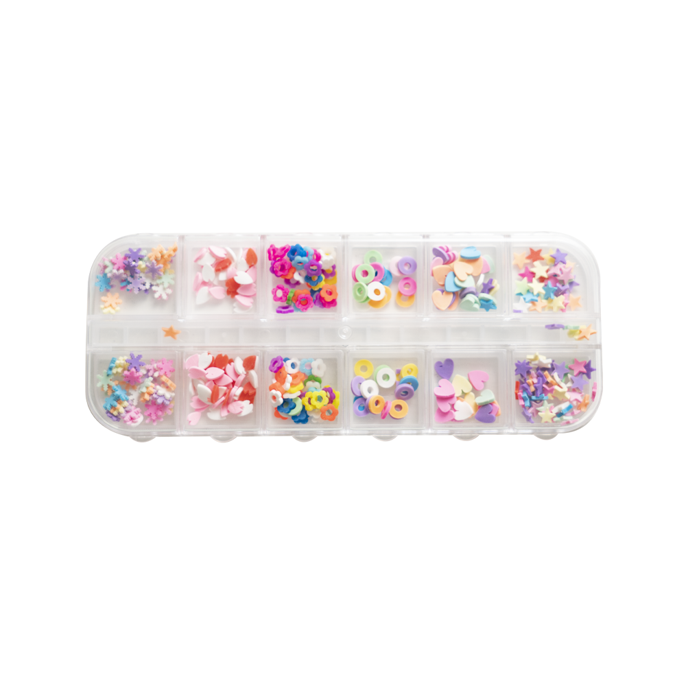 ADORNO DE UÑAS CAJA X12PZAS