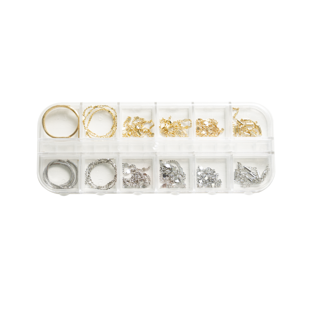 ADORNO DE UÑAS CAJA X12PZAS