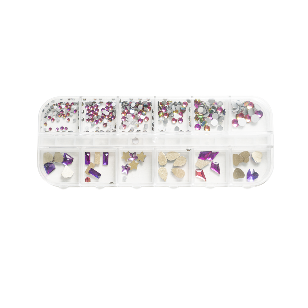 ADORNO DE UÑAS CAJA X12PZAS