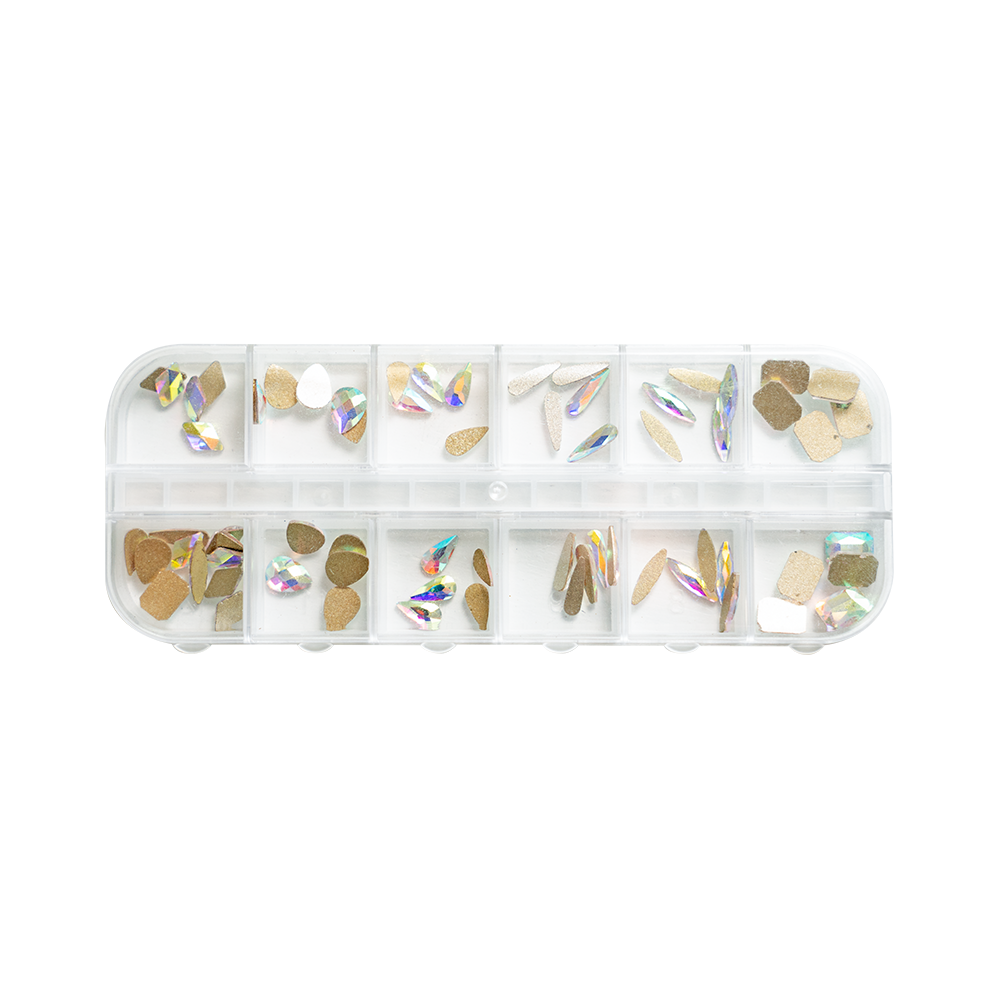 ADORNO DE UÑAS CAJA X12PZAS