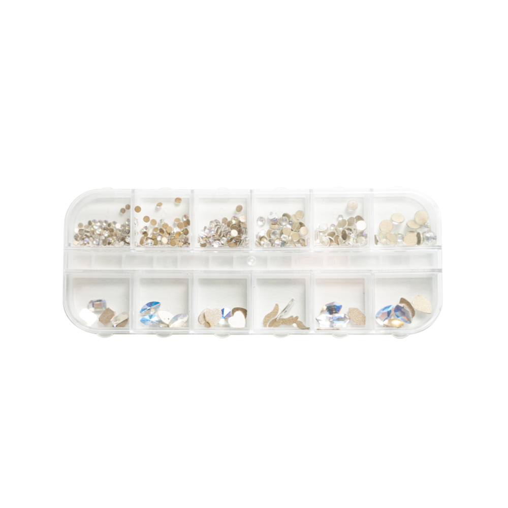 ADORNO DE UÑAS CAJA X12PZAS