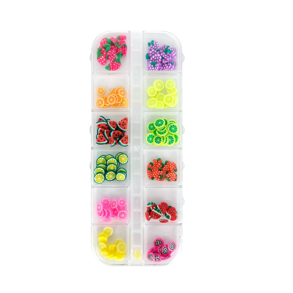 ADORNO DE UÑAS CAJA X12PZAS