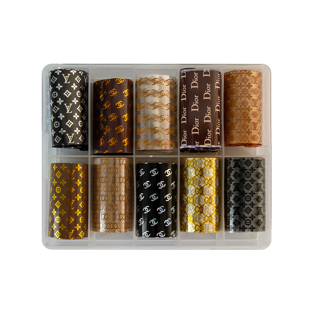 FOIL DE UÑAS CAJA X10UND