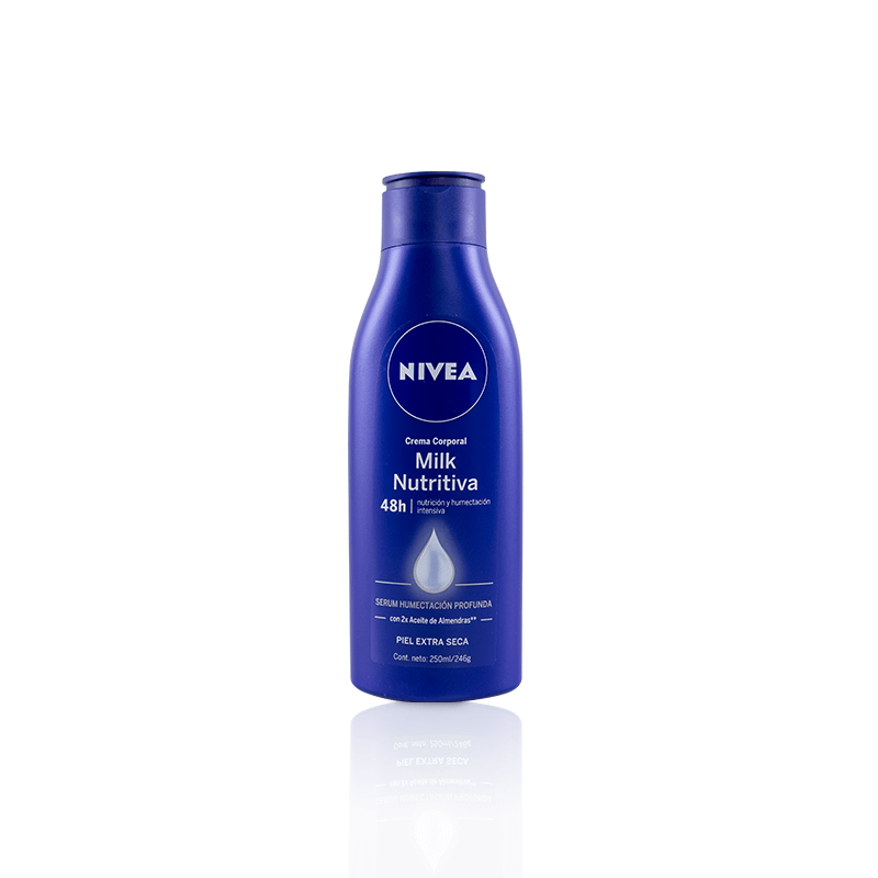 CREMA CORPORAL NIVEA MILK NUTRITIVA P/EXTRA SECA X250ML