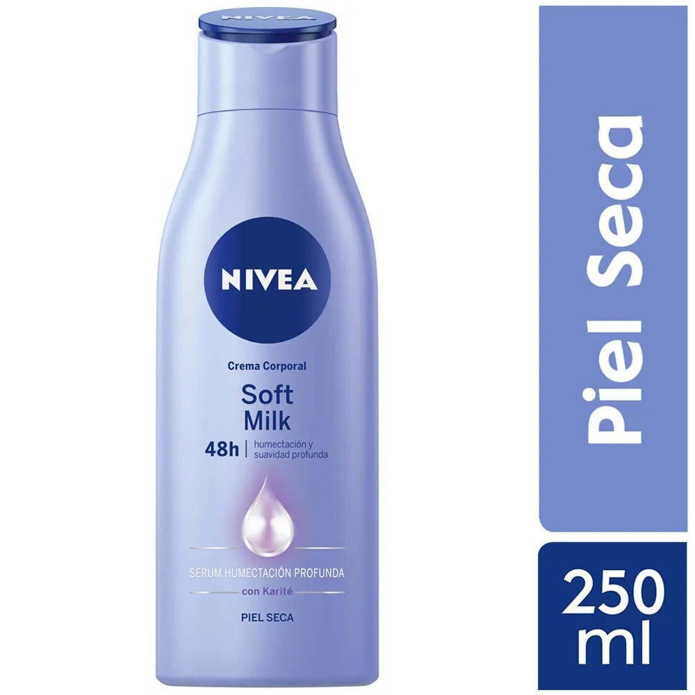CREMA CORPORAL NIVEA SOFT MILK P/SECA X250ML