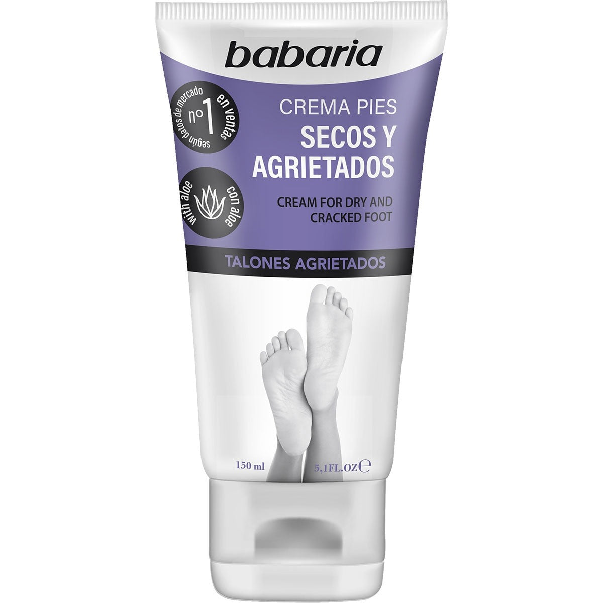 CREMA BABARIA PARA PIES SECOS Y AGRIETADOS X150ML