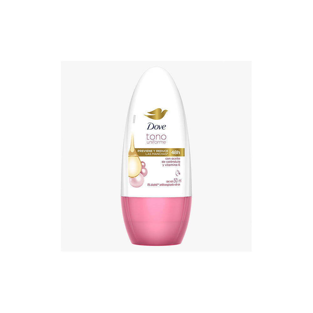 DESODORANTE DOVE MUJER TONO UNIFORME CALENDULA ROLL-ON X50ML