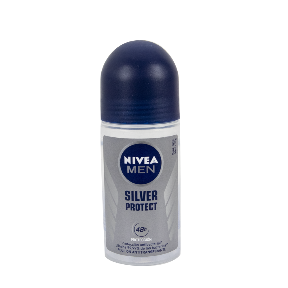 DESODORANTE NIVEA MEN SILVER PROTEC EN ROLL-ON X50ML