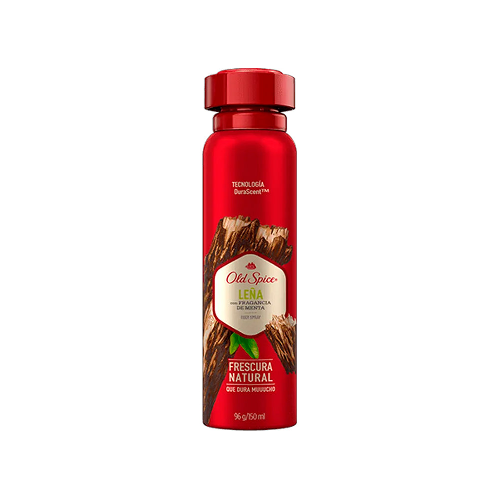 DESODORANTE OLD SPICE LEÑA SPRAY X96GR