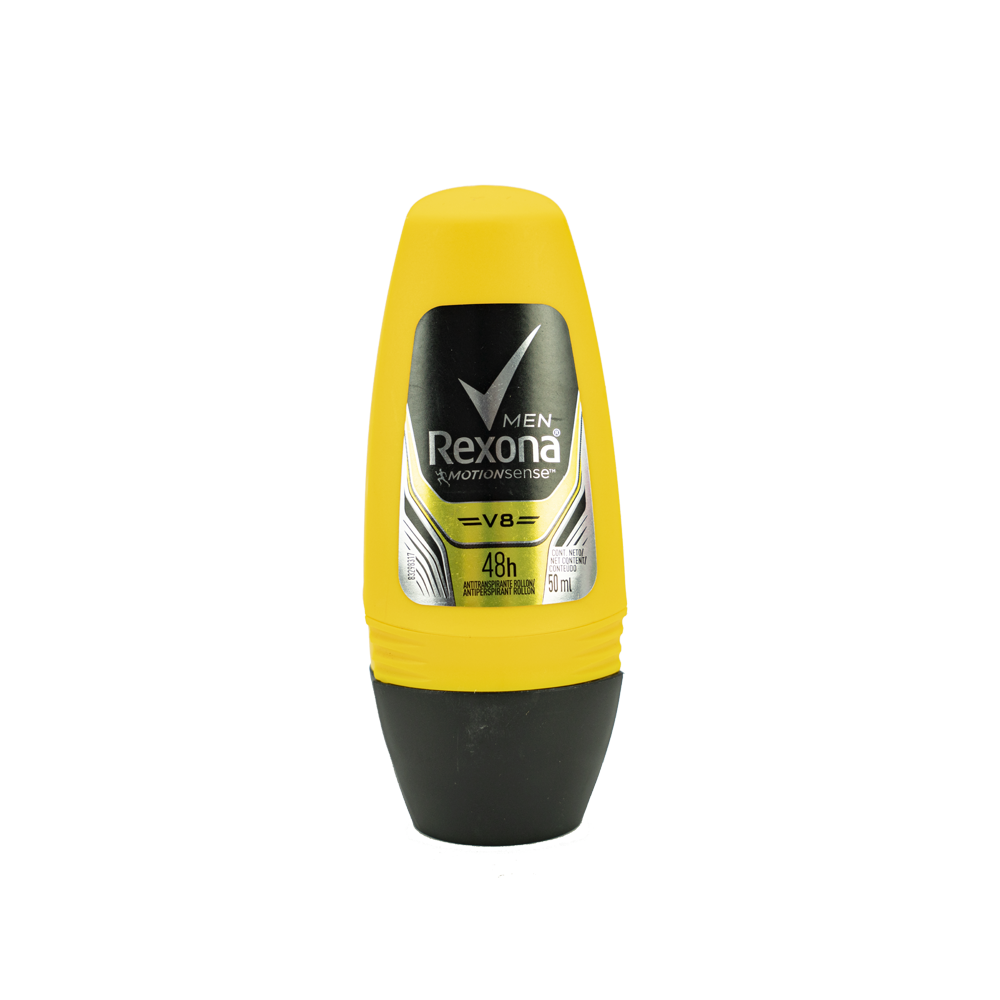 DESODORANTE REXONA MEN V8 EN ROLL-ON X50ML