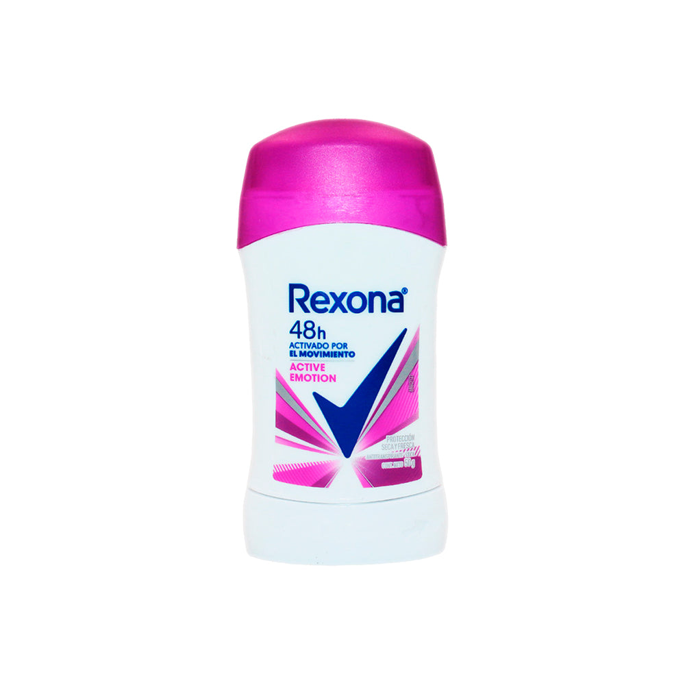 DESODORANTE REXONA MUJER ACTIVE EMOTION BARRA X50GR
