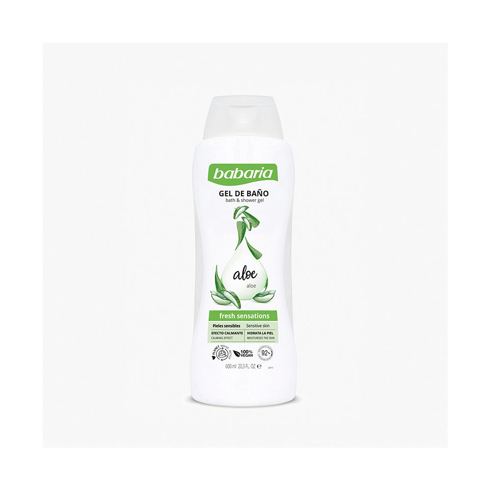GEL DE BAÑO BABARIA ALOE VERA X600ML