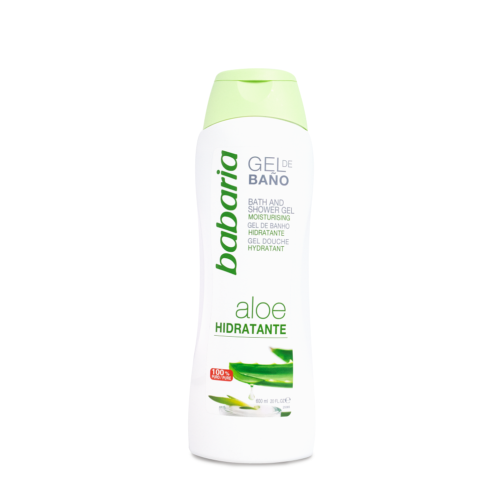 GEL DE BAÑO BABARIA ALOE VERA X600ML