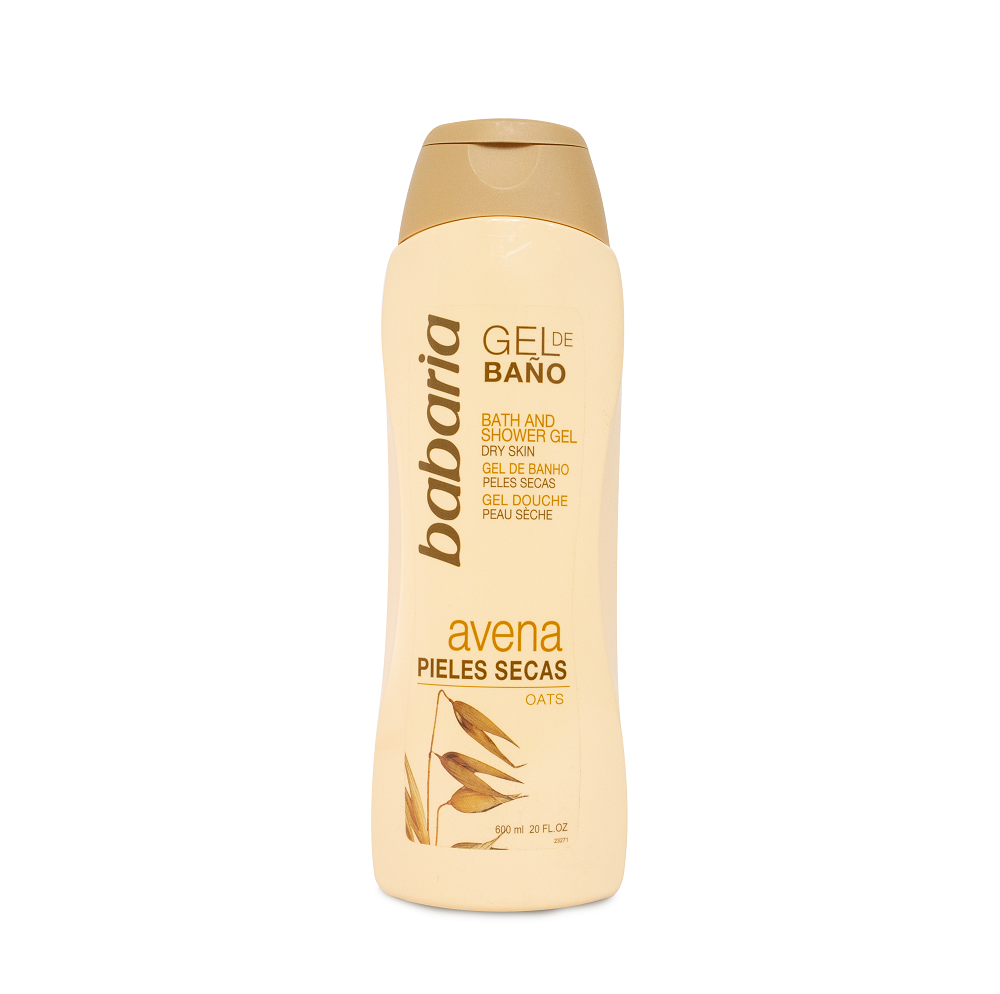 GEL DE BAÑO BABARIA AVENA X600ML