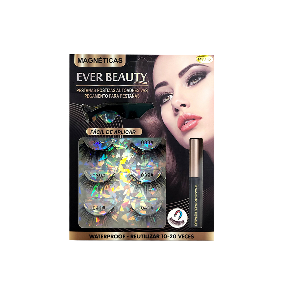 PESTAÑAS MAGNETICAS EVER BEAUTY X3PARES