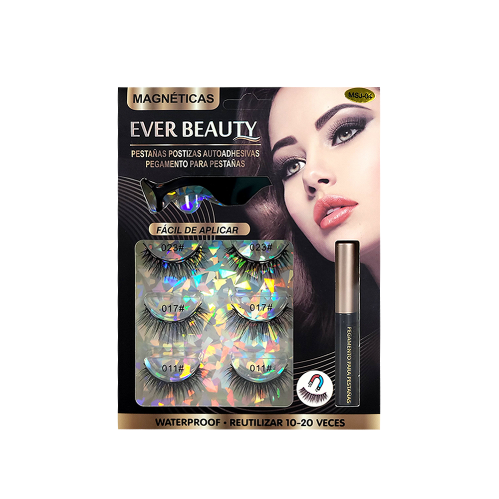 PESTAÑAS MAGNETICAS EVER BEAUTY X3PARES