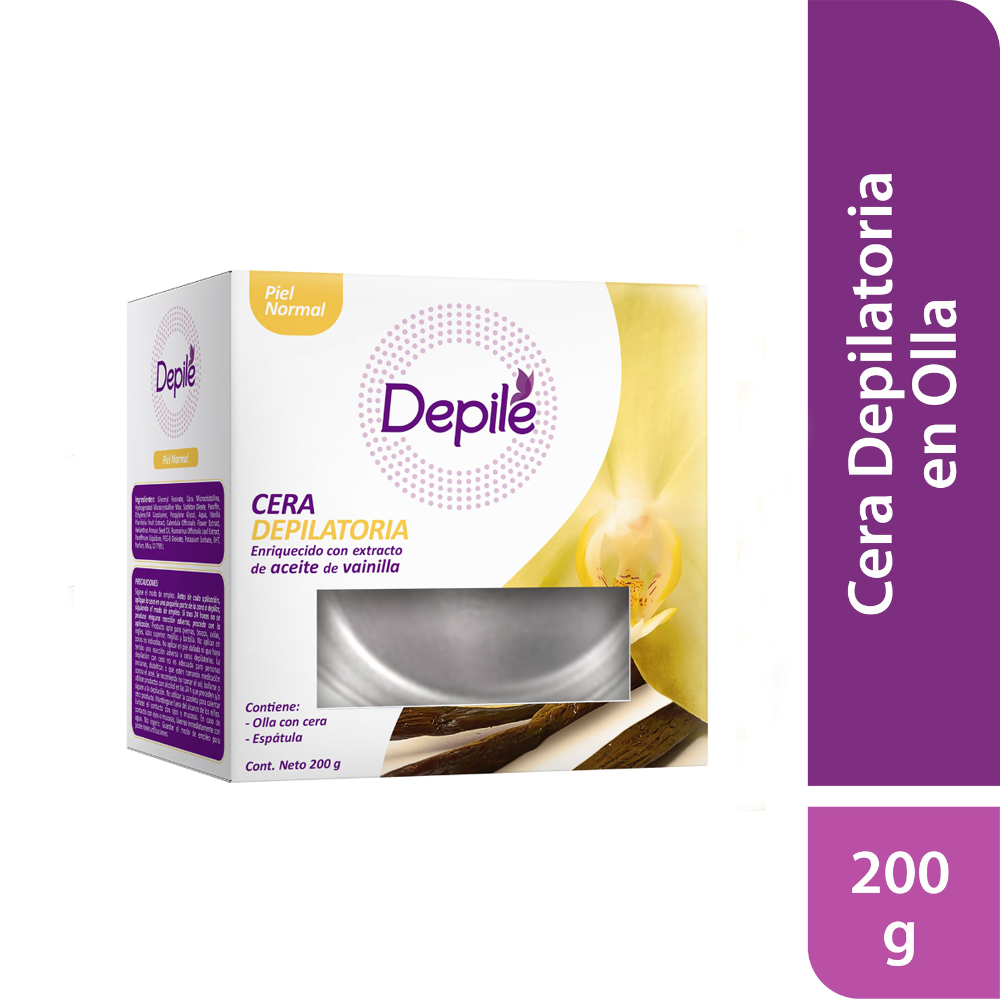 CERA DEPILE EN OLLA P/NORMAL VAINILLA X200GR