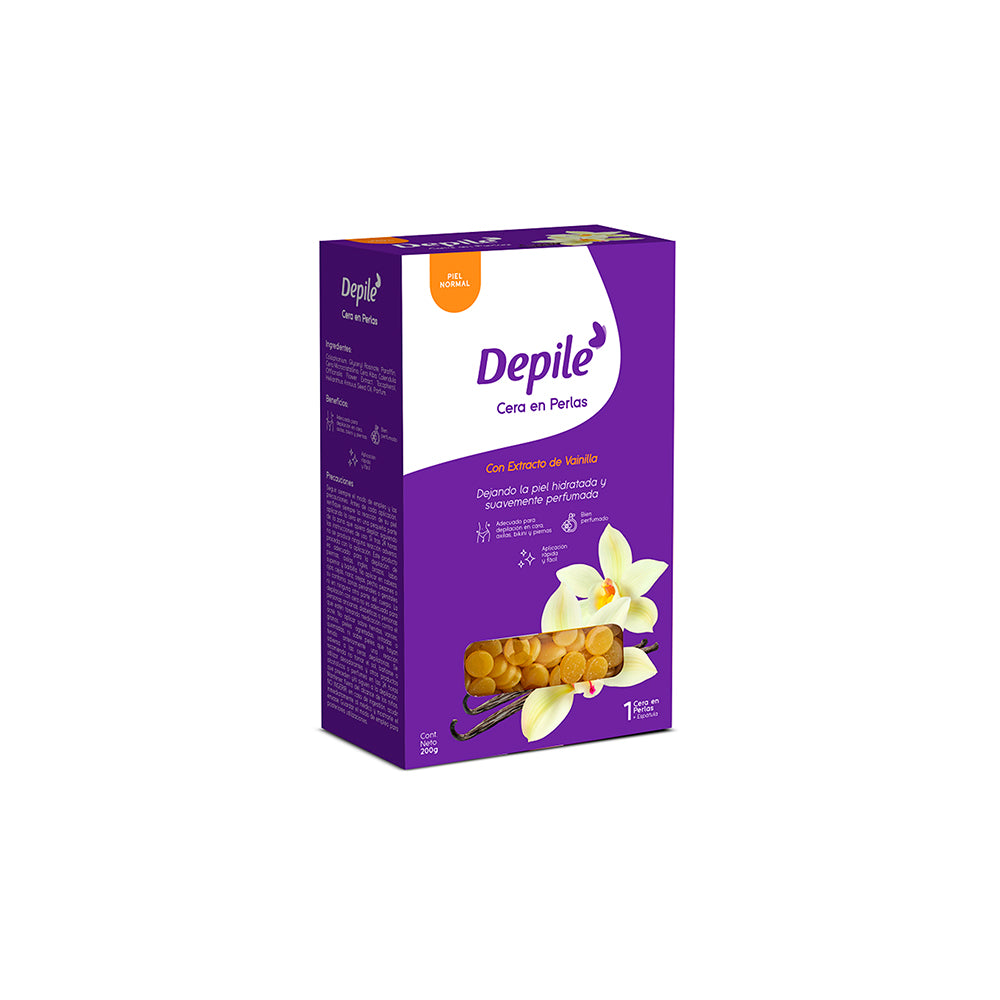 CERA EN PERLAS DEPILE P/SENSIBLE CALENDULA X200GR