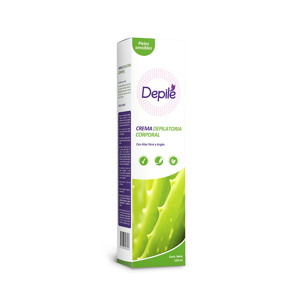 CREMA DEPILADORA CORPORAL DEPILE ALOE X150GR