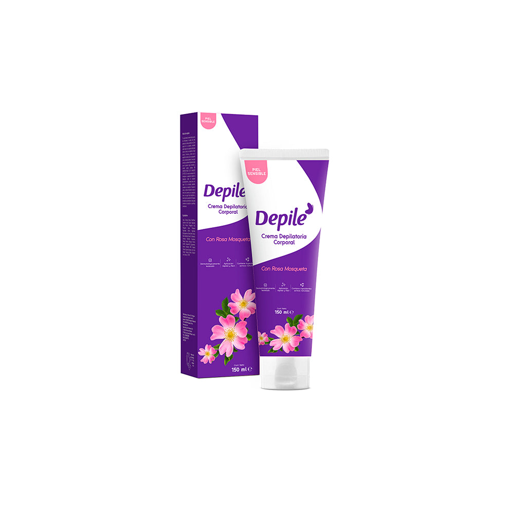 CREMA DEPILADORA CORPORAL DEPILE ROSA MOSQ. X150GR
