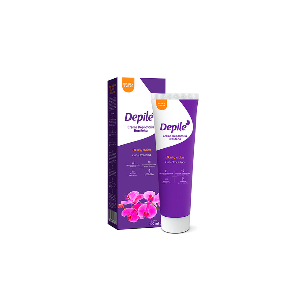 CREMA DEPILADORA DEPILE BRASILEA BIKINI Y AXILAS X100ML