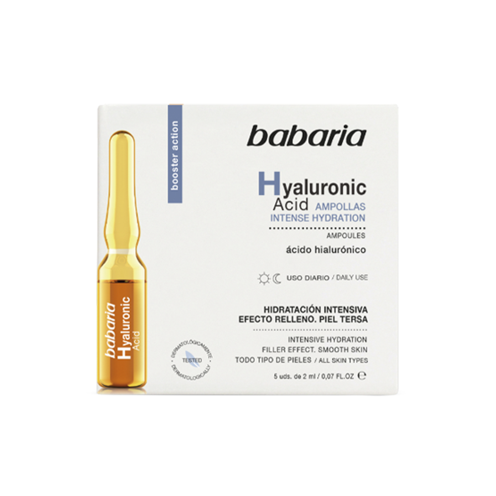 AMPOLLA BABARIA ACIDO HIALURONICO X2ML