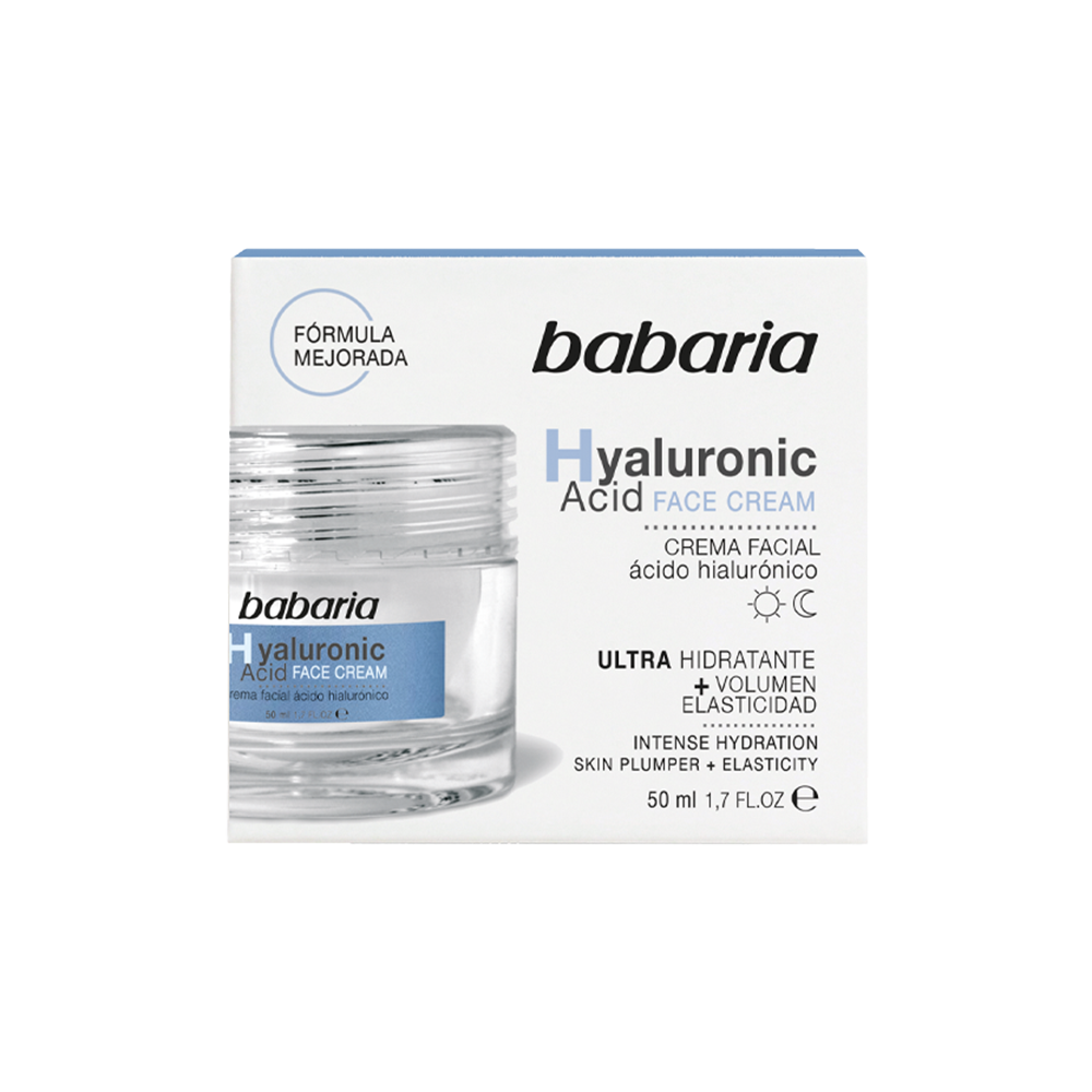 CREMA FACIAL BABARIA ACIDO HIALURONICO X50ML