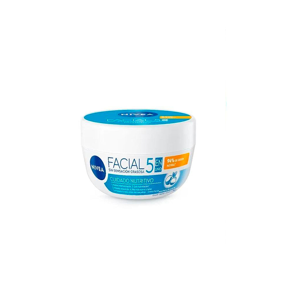 CREMA FACIAL NIVEA 5EN1 NUTRITIVO X50ML