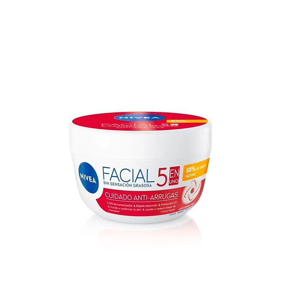 CREMA FACIAL NIVEA 5EN1 ANTIARRUGAS X100ML