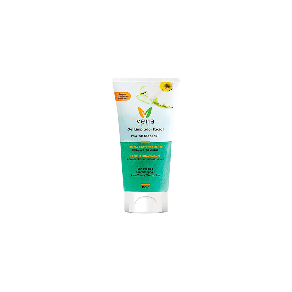 GEL LIMPIADOR FACIAL VENA TODO TIPO DE PIEL X150GR