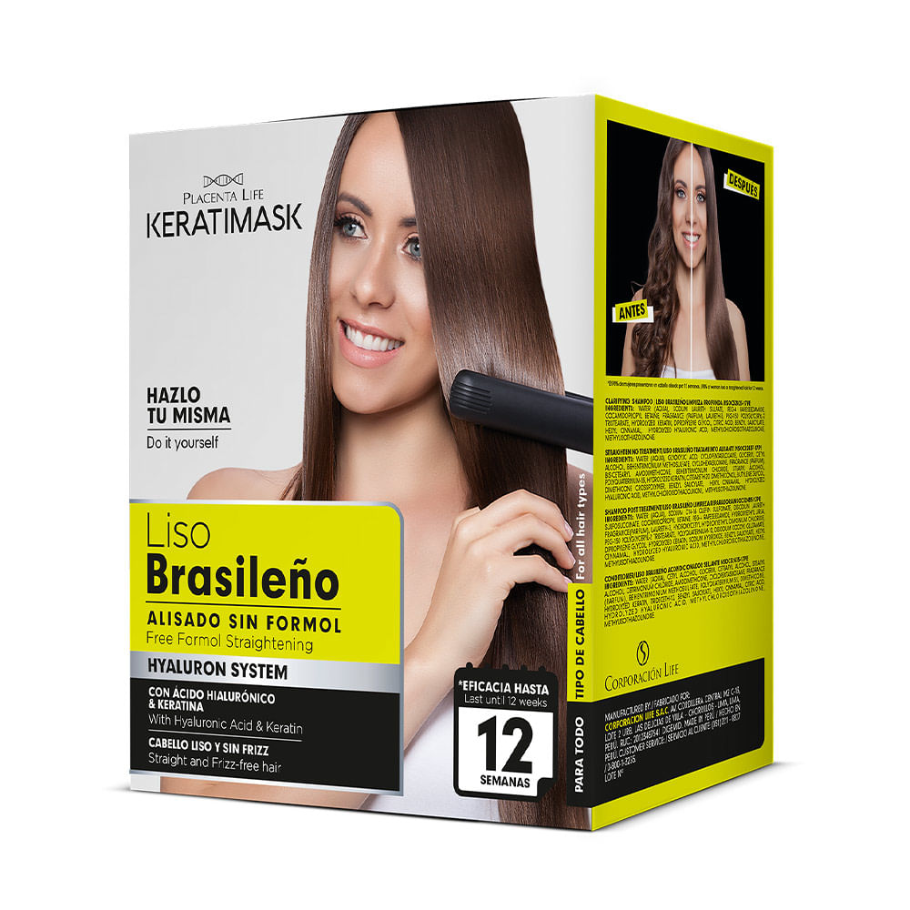 KERATIMASK PLACENTA LIFE KIT ALISADO BRASILEÑO