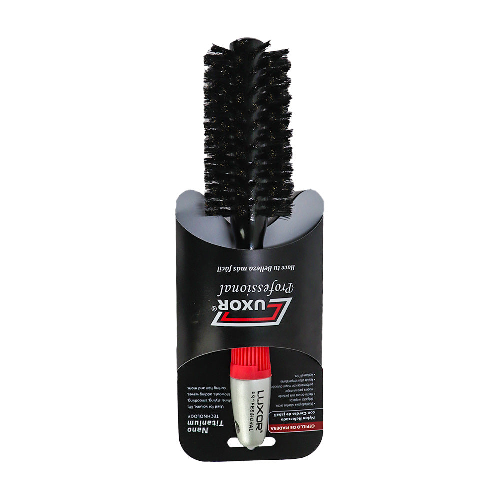 CEPILLO LUXOR REDONDO ROJO CERDAS JABALI 50MM