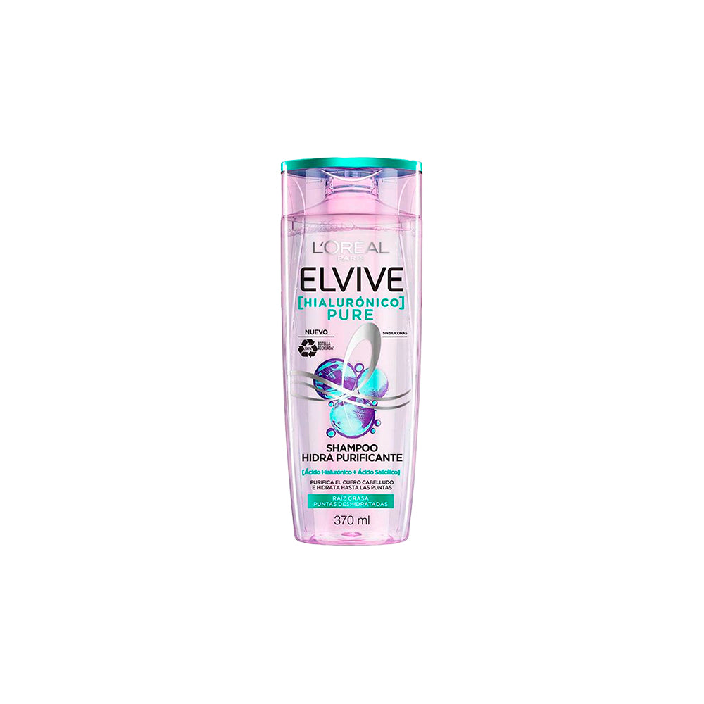 SHAMPOO ELVIVE HIALURONICO PURE X370ML